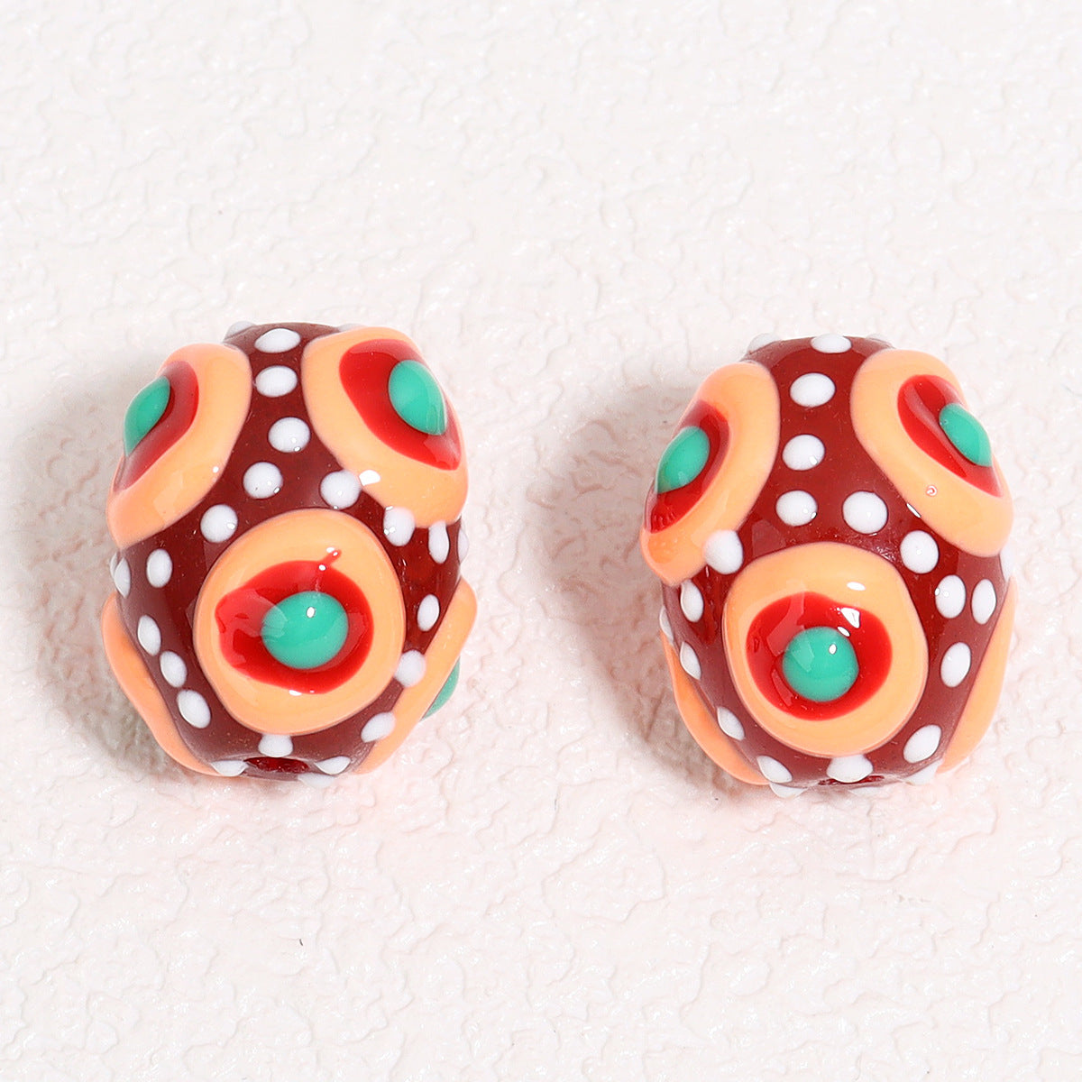 Wholesale  Hand-painted glass Focal Beads DIY Bead Accessories