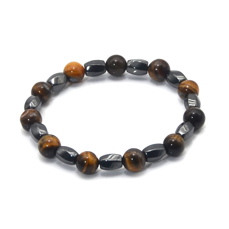 Wholesale Natural Volcanic Stone Colorful Bracelet Agate Stone Bracelet ACC-BT-LR002
