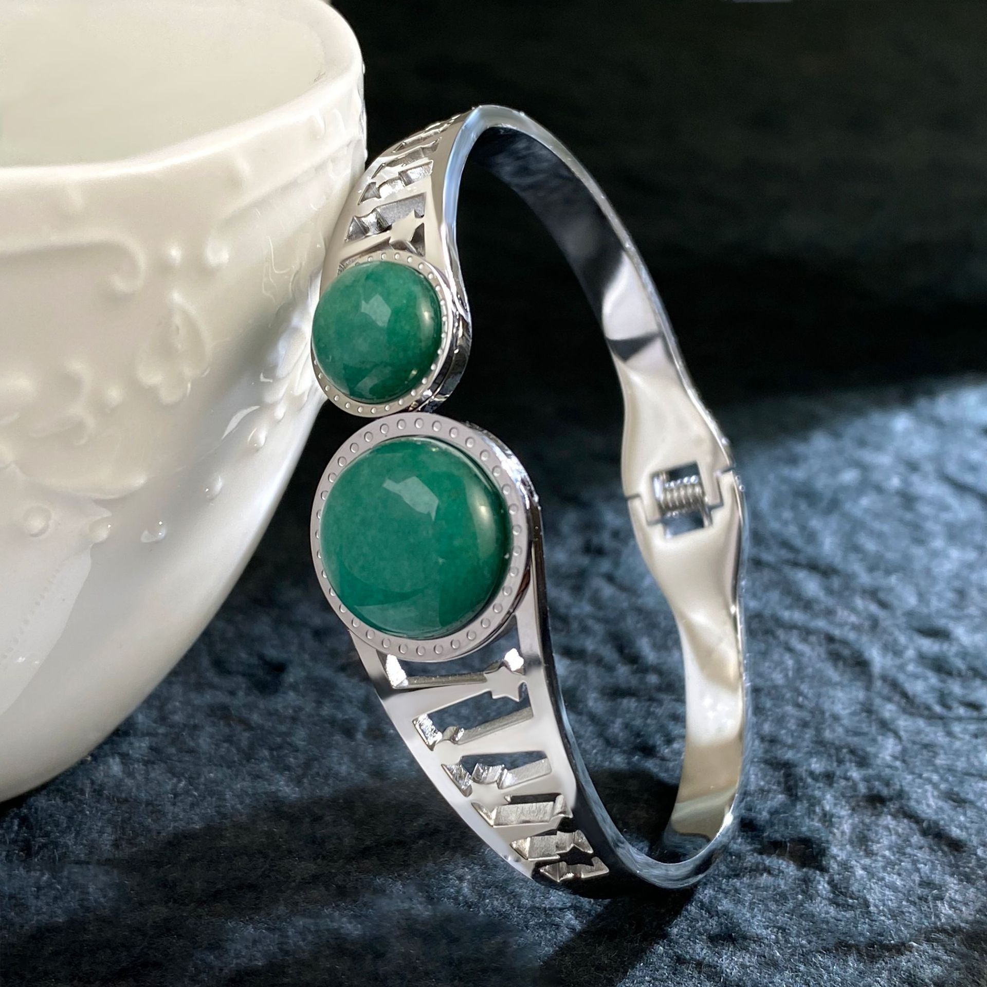 Wholesale Titanium Steel Plated 18K Gold High-end Luxury Bracelet ACC-BT-YuXun008