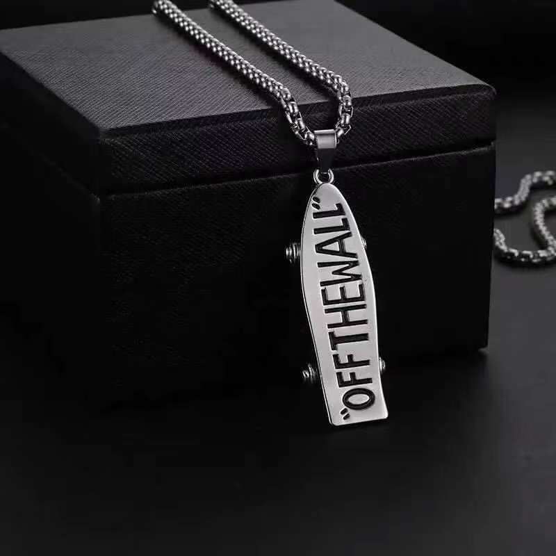 Wholesale Minimalist Letter Pendant Necklace for Hip Hop Street Fashion