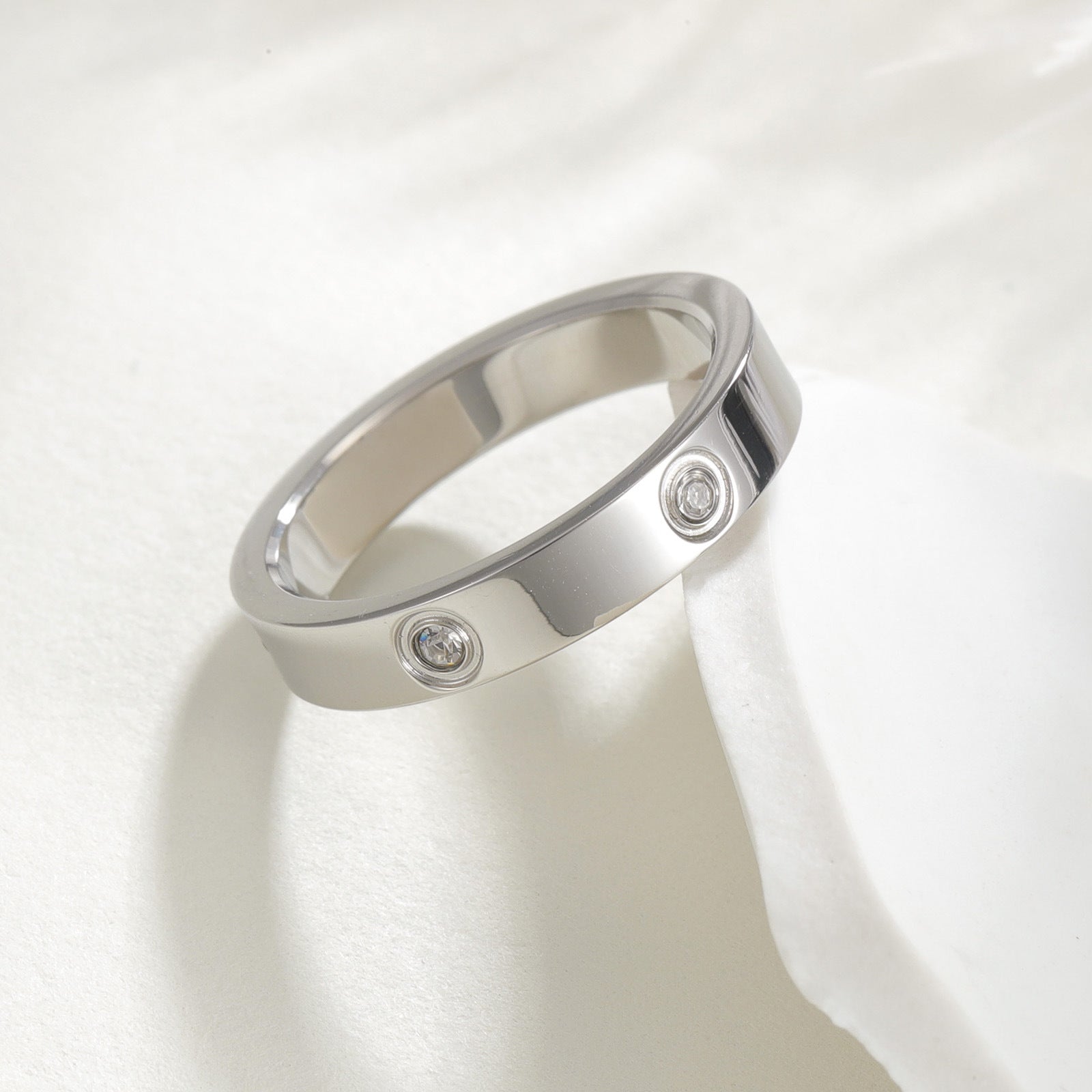 Wholesale Stainless Steel Zirconia Rings