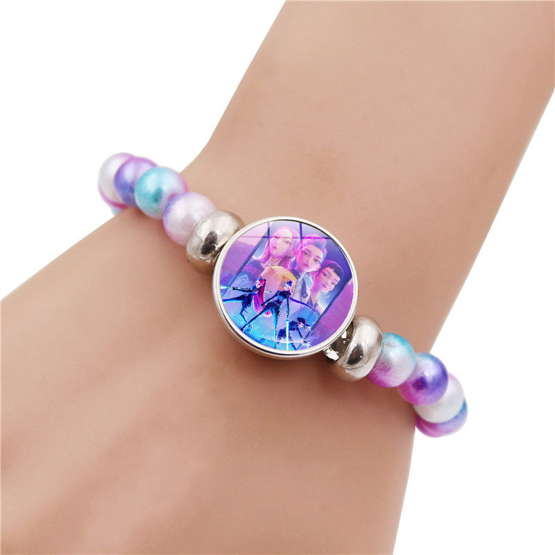 Wholesale Resin K-POP Beaded Bracelet ACCVIP