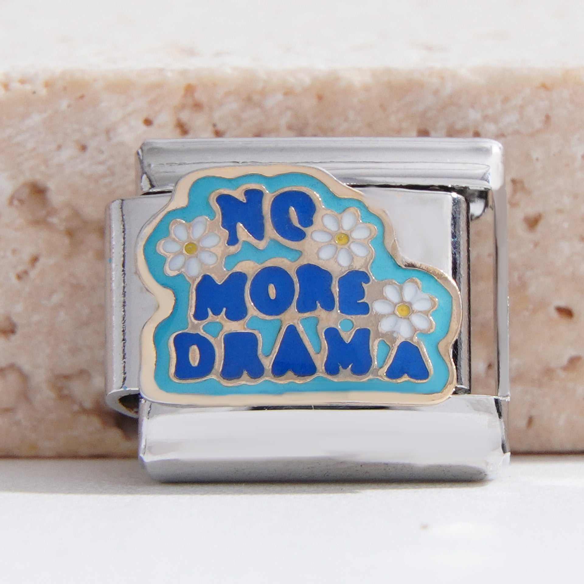 Wholesale Italian Charm Bracelet 9mm DIY Splicing Creative Pattern Stainless Steel Composable Bracelet