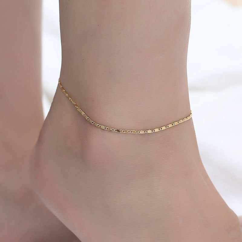 Wholesale  Double-layer Shambhala Diamond Ball Crystal  Anklets