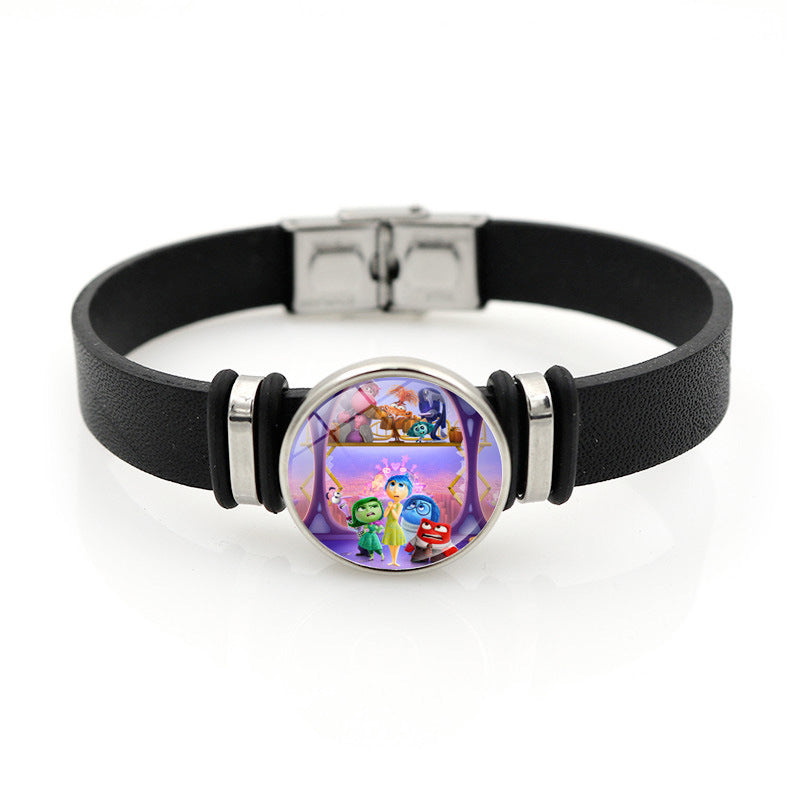 Wholesale Cartoon Cute Hand-woven Faux Leather Bracelet ACCVIP-BT-HengX003