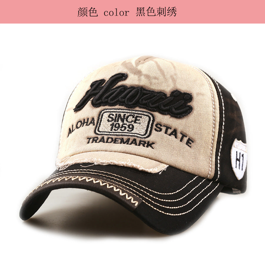 Wholesale English Letter Baseball Cap,  Stylish Black Unisex Sun Protection Hat