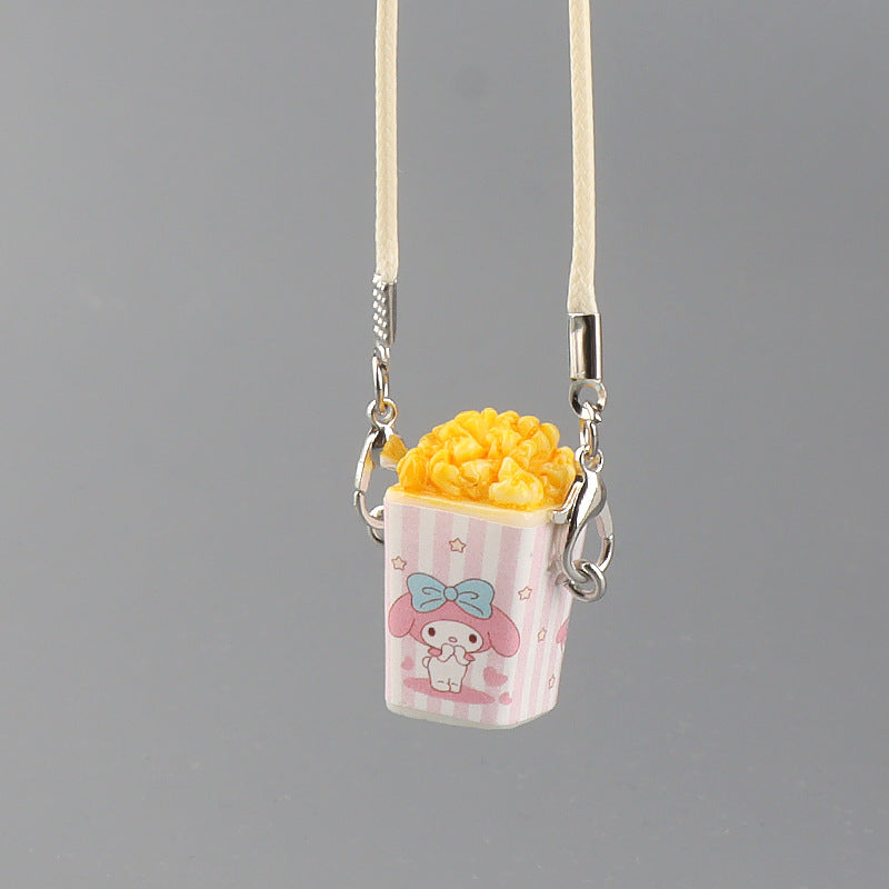 Wholesale Cute cartoon mini popcorn doll accessories