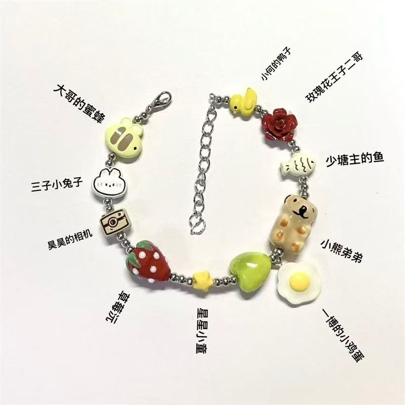 Wholesale  Rainbow Fresh Beaded Bracelet