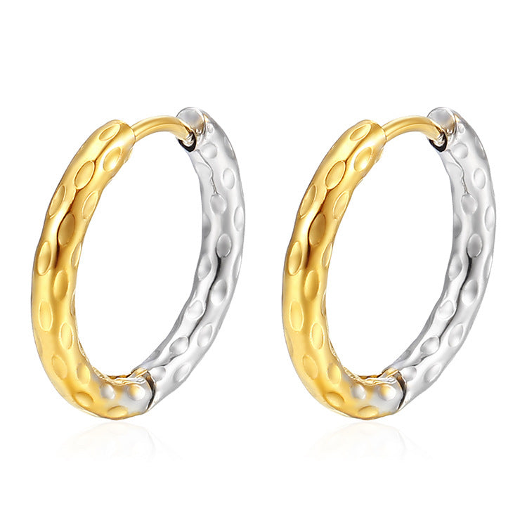 Wholesale  Stainless Steel Earrings  Plated 18K Gold Ear Buckle