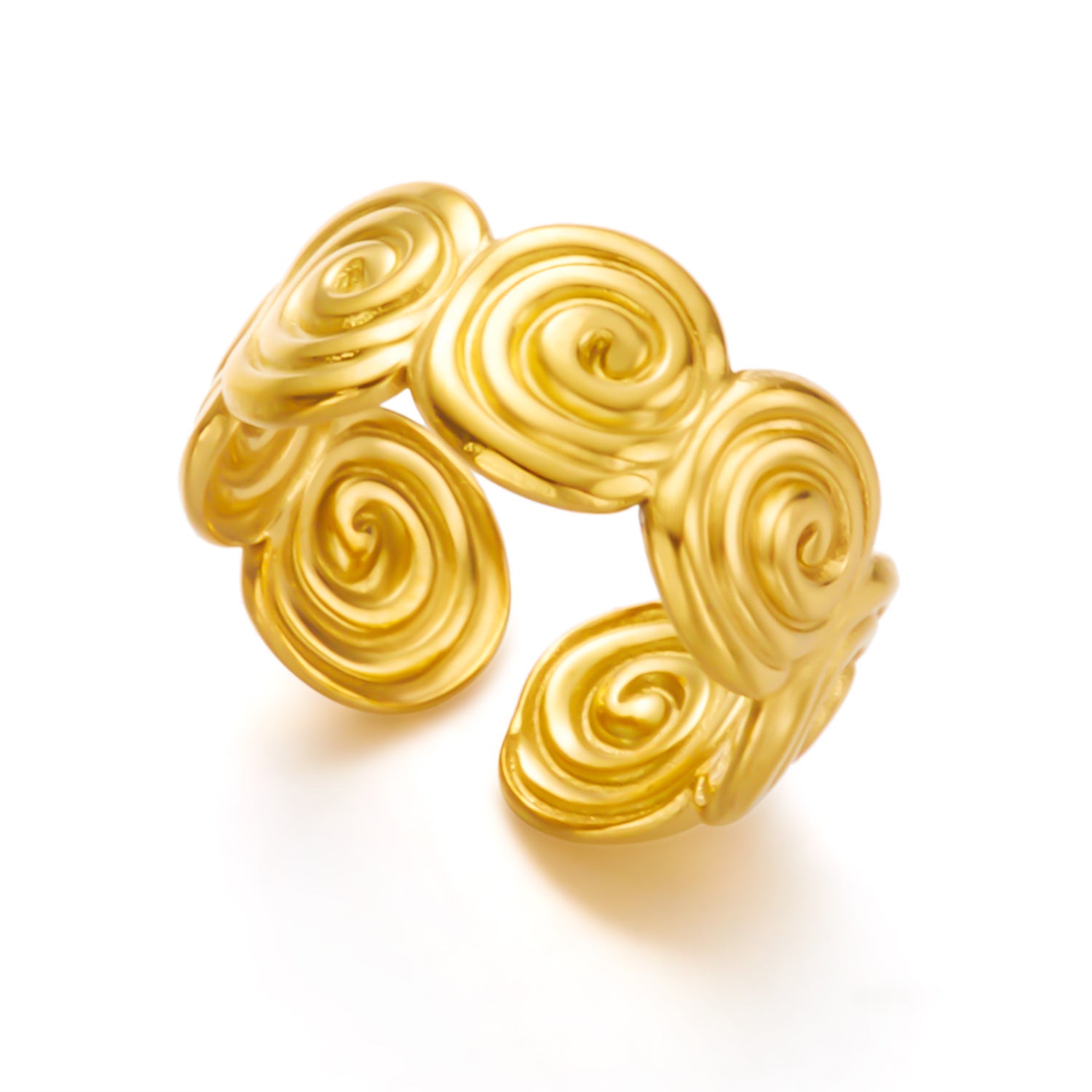 Wholesale Starfish Flower  Stainless Steel Ring