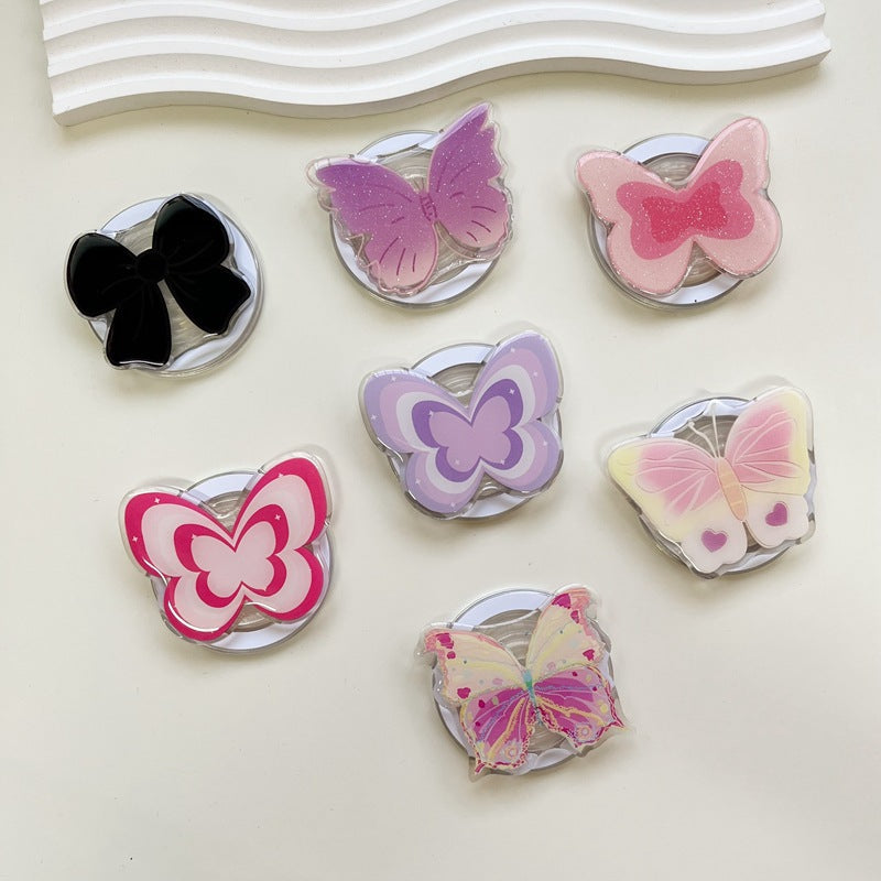 Wholesale Creative epoxy butterfly airbag  phone stand