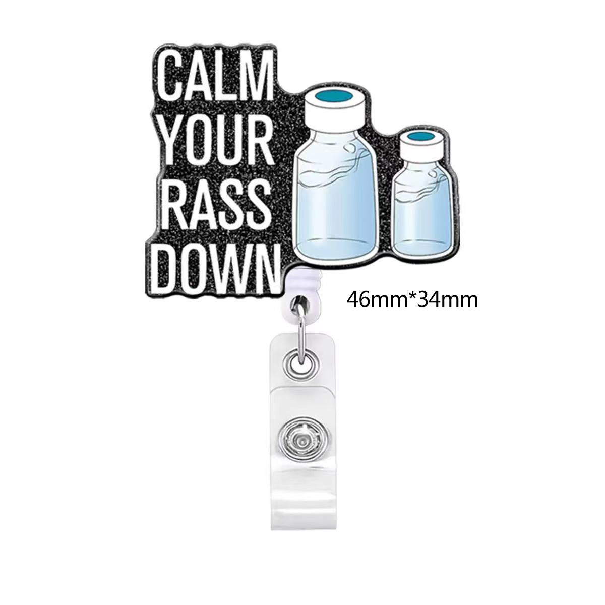 Wholesale acrylic DIY patches Badge Reels