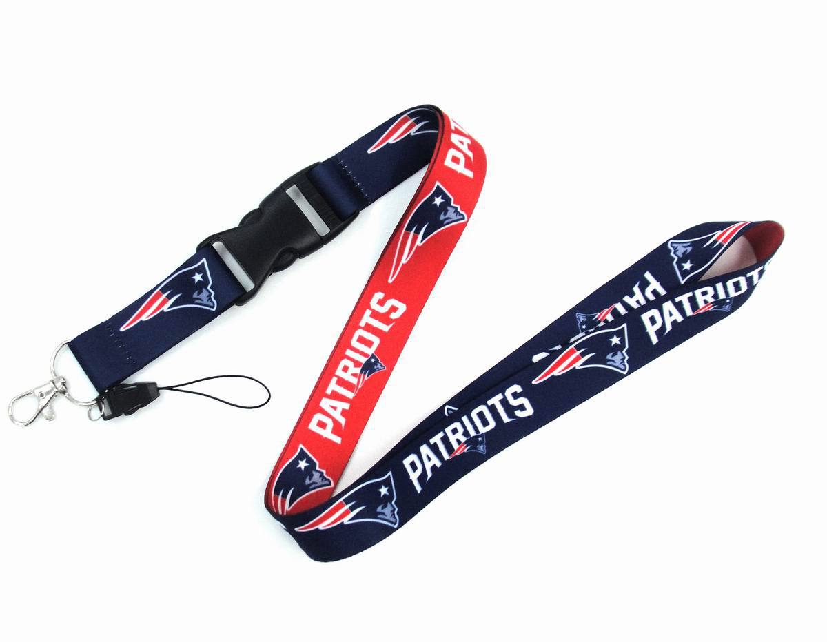 Wholesale Heat transfer football team Lanyard Keychain