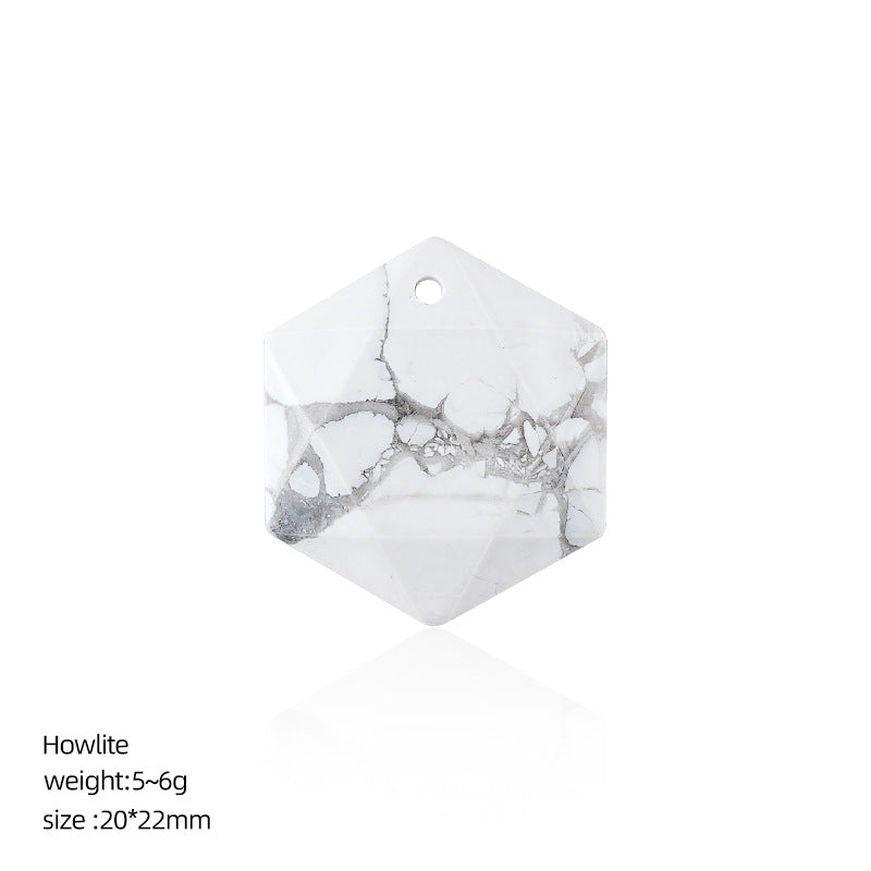 Wholesale Six Pointed Star Amethyst Natural Stone Pendant DIY Jewelry Accessory Boutique Gift For Resale