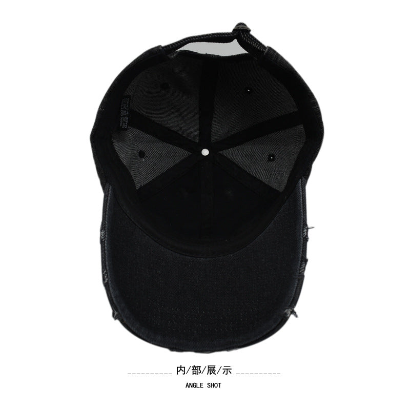 Wholesale  Ripped Edge Ripped Hole Baseball Hat