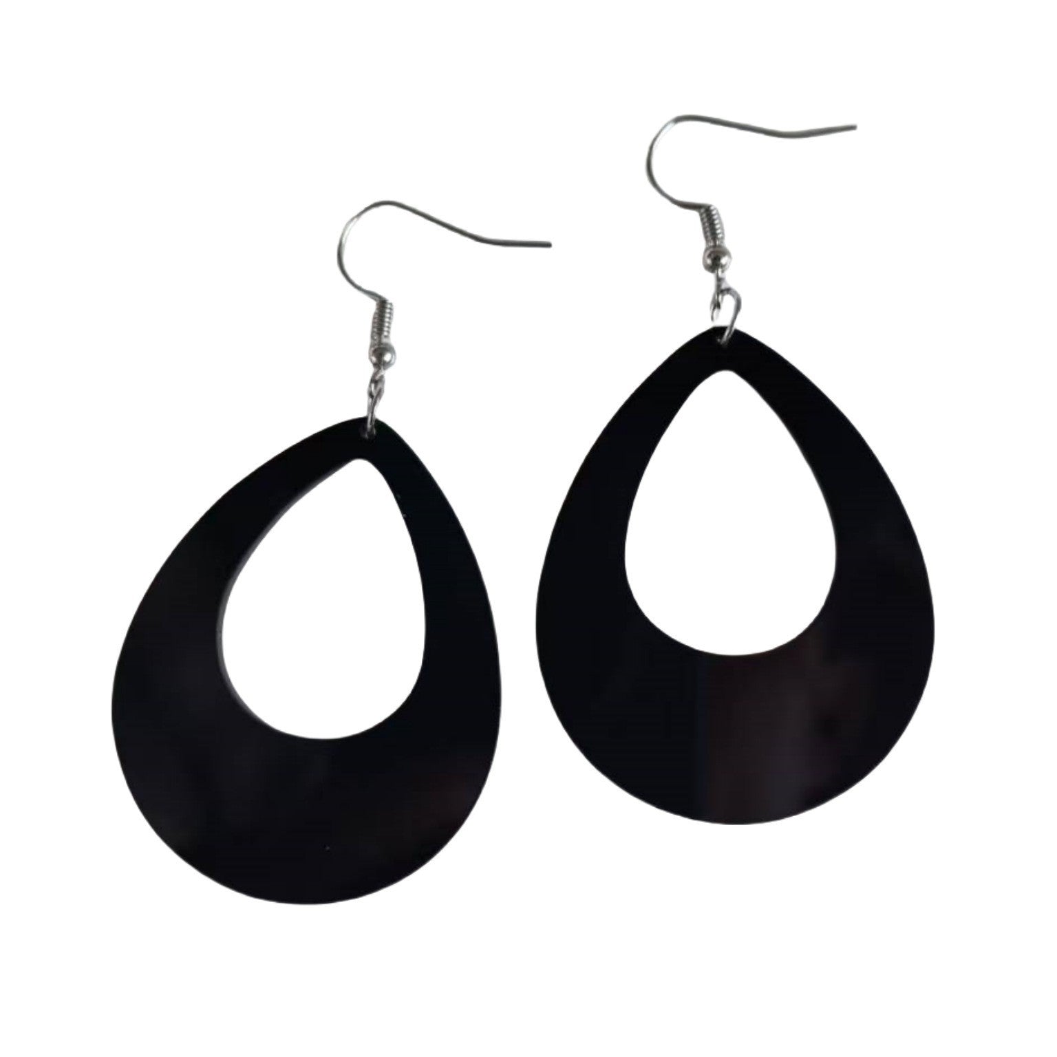 Wholesale Fluorescent water drop acrylic earrings