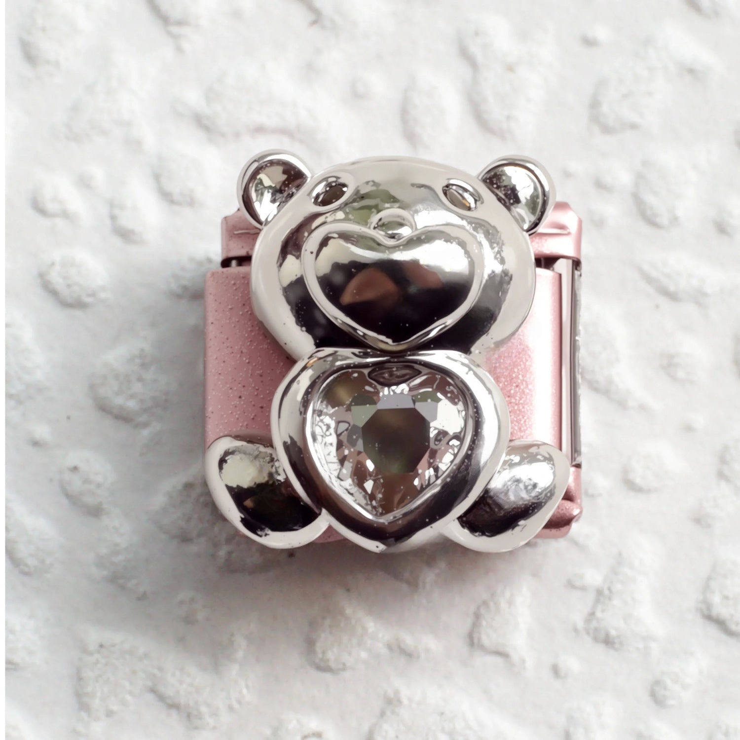 Wholesale Baroque Heart Shape Stainless Steel Charm Bracelet with Wing Motif DIY Fashion Accessory
