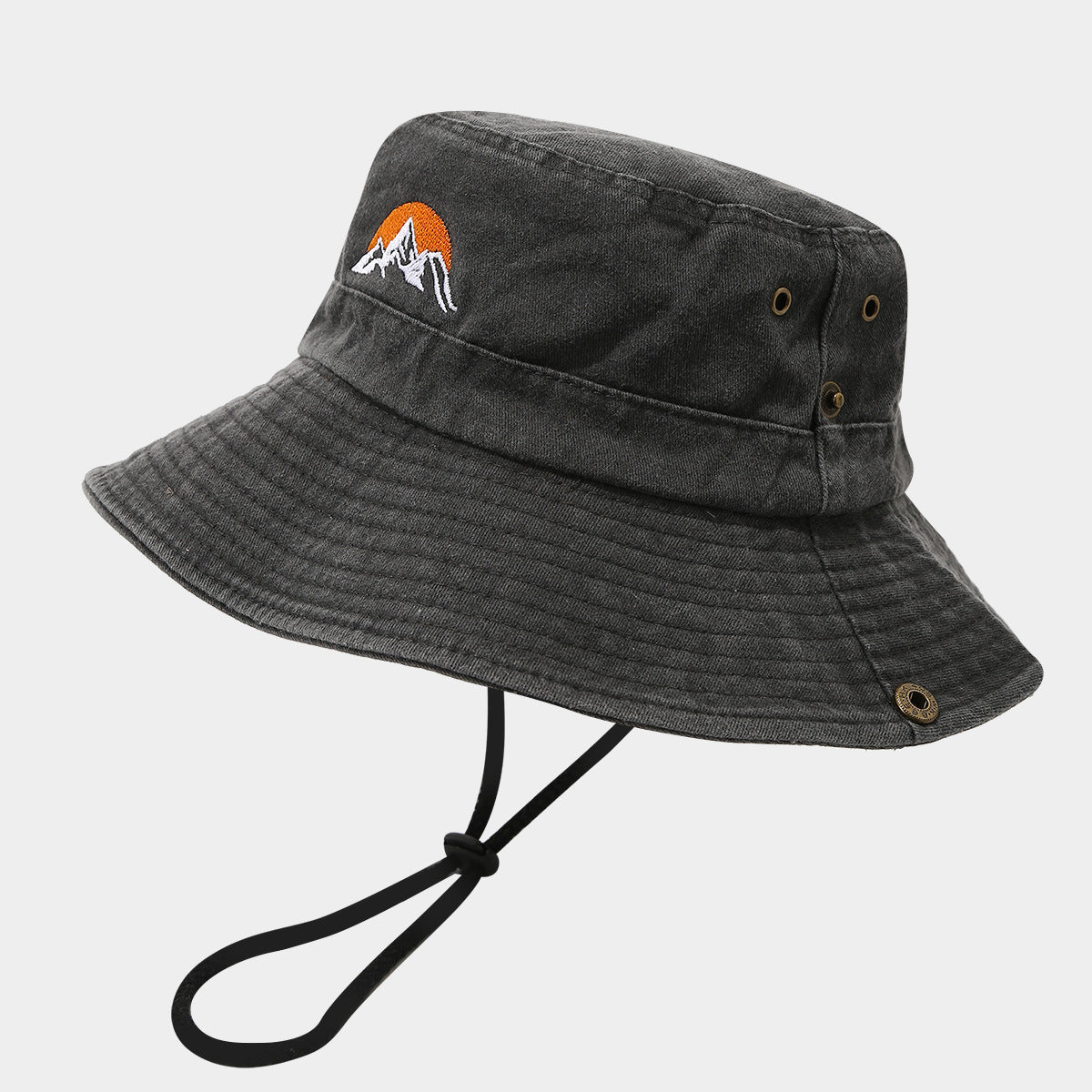 Wholesale Embroidered Printed Large Brim Bucket Hat