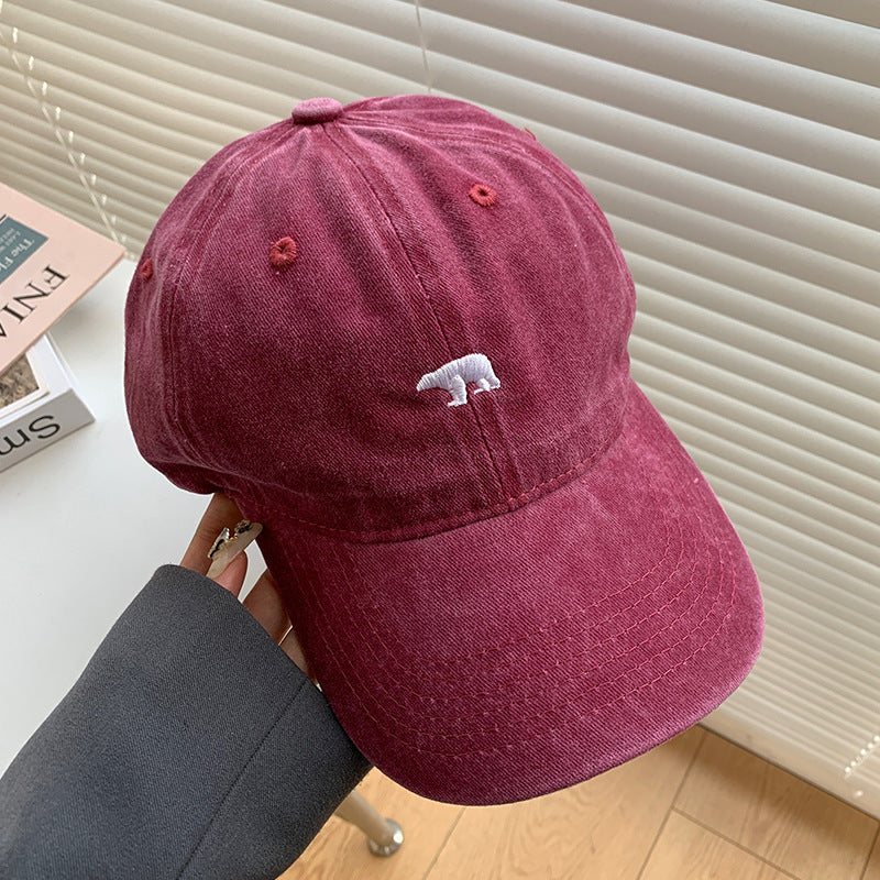 Wholesale Brushed Embroidered Visor Soft Top Baseball Cap Hat ACC-HT-JinKeyu002