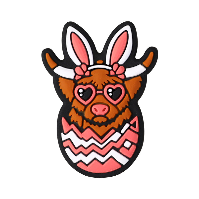 Wholesale 20pcs Easter Bunny Focal Beads DIY Bead Accessories ACC-BDS-RongFa066