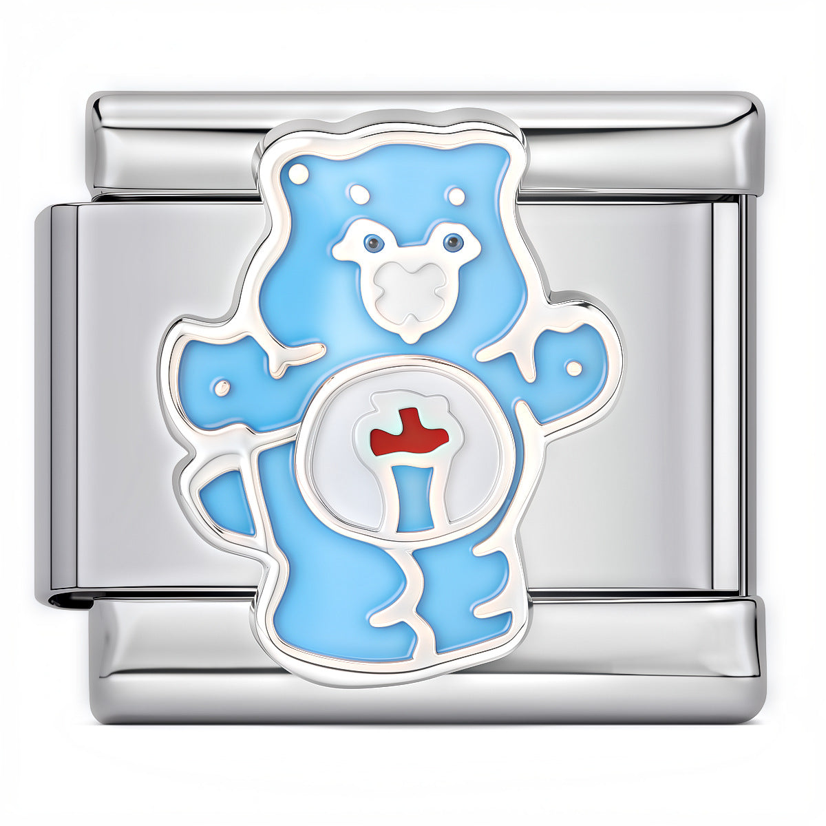 Wholesale Stainless Steel Bear Pattern DIY Elastic Bracelet - Trendy Jewelry Accessory