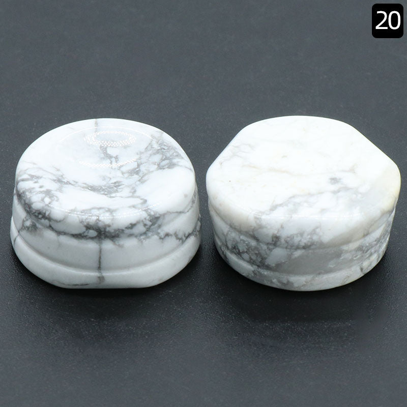 Wholesale Natural Crystal Agate Stone Ball Base ACC-DS-KeSuo003