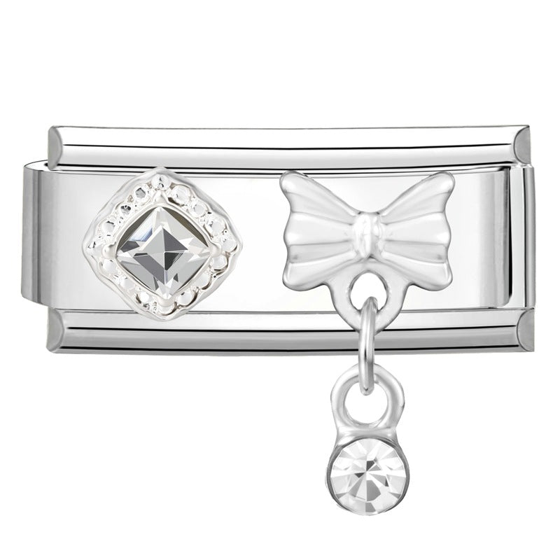 Wholesale Italian Charm Bracelet 9mm DIY Fresh and Cute  Creative Stainless Steel Composable Bracelet