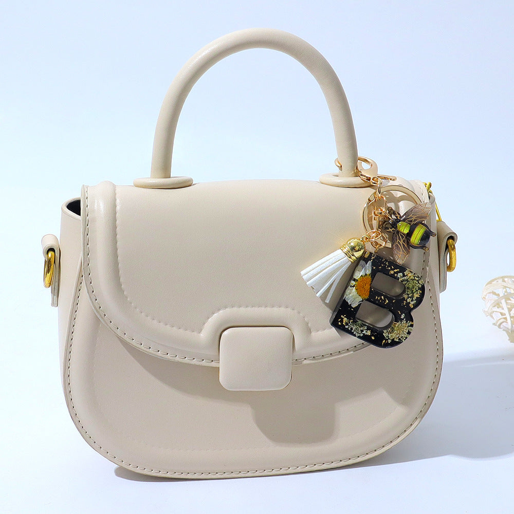 Wholesale Resin Bee Letter Bag Charm Decorative Accent Gift for