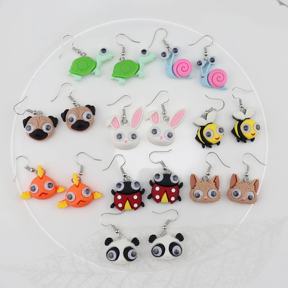 Wholesale  Creative Cute  Cartoon Animal Earrings