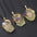 Wholesale 20 ~ 40mm oversized gold crystal stone pendant