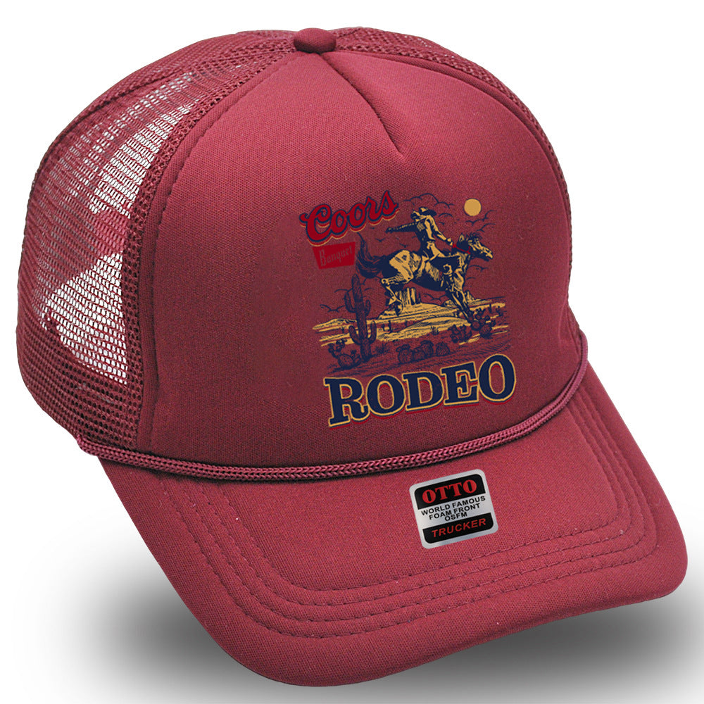 Wholesale Trucker Hat Denim Print Sponge Mesh Cap Baseball Cap ACC-HT-HaiPu015