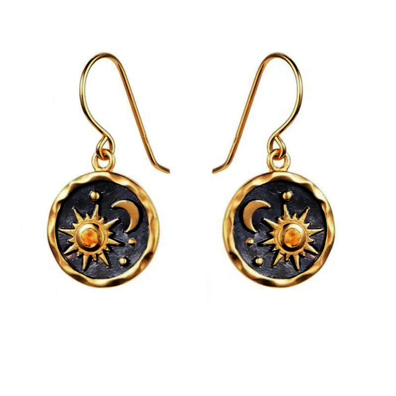 Wholesale Bohemian Style Vintage Pendant Earrings Necklace suit