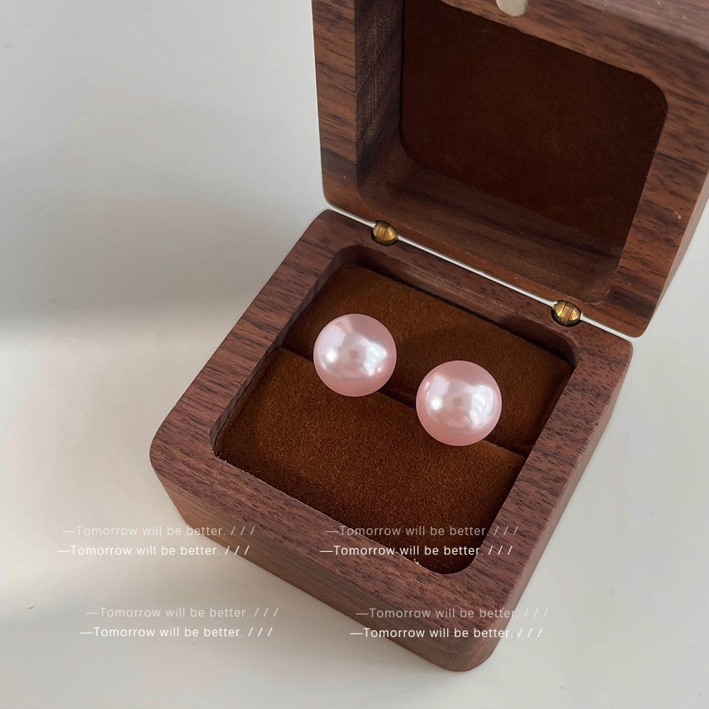 Wholesale 925 Silver Needle Pearl Earrings Ear Studs ACC-ES-Eryu002