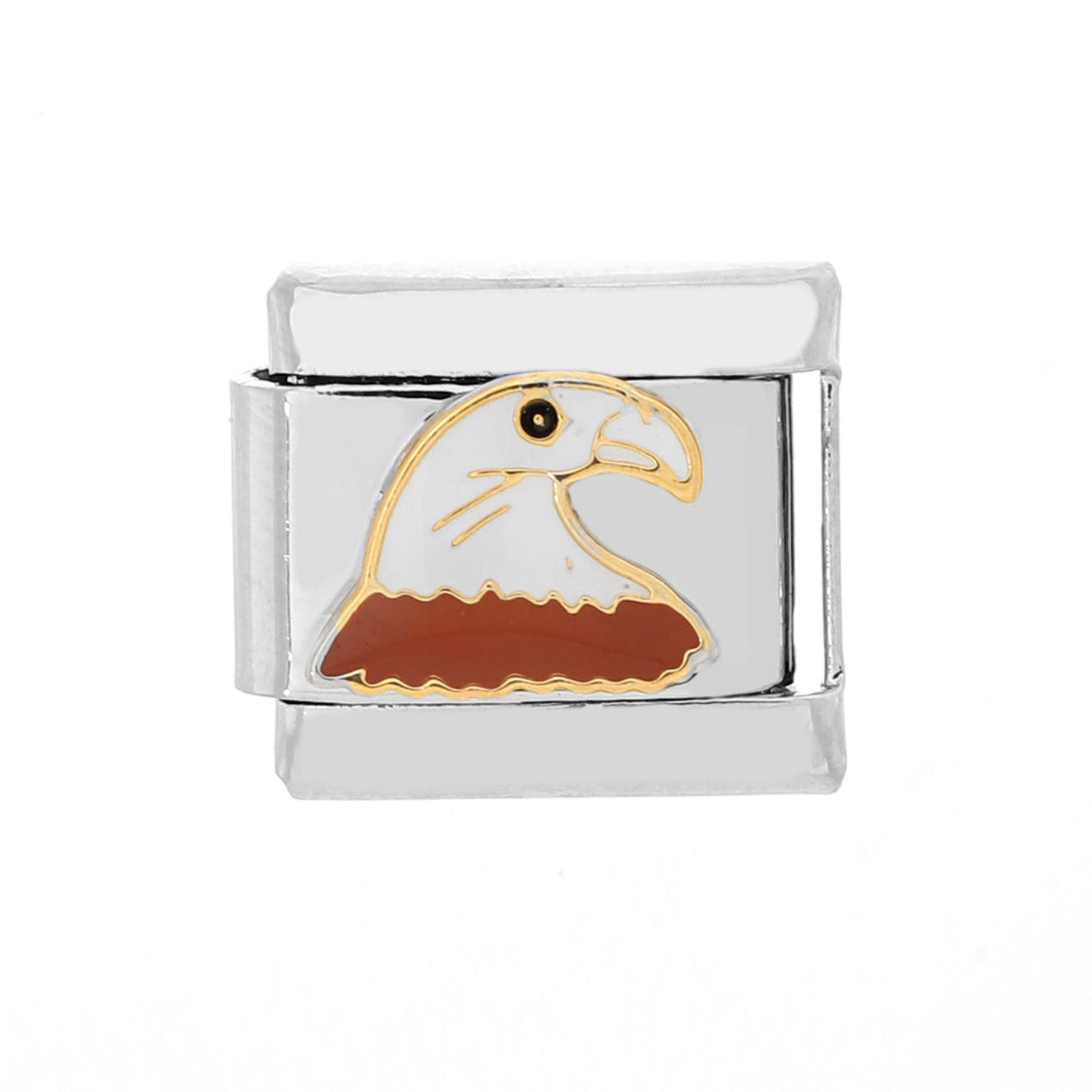 Wholesale 5pcs Italian Charm Bracelet Charm Module Stainless Steel Mother's Day Bracelet 9mm DIY Pattern Free Stitching Detachable Composable Bracelet ACC-BT-XY003