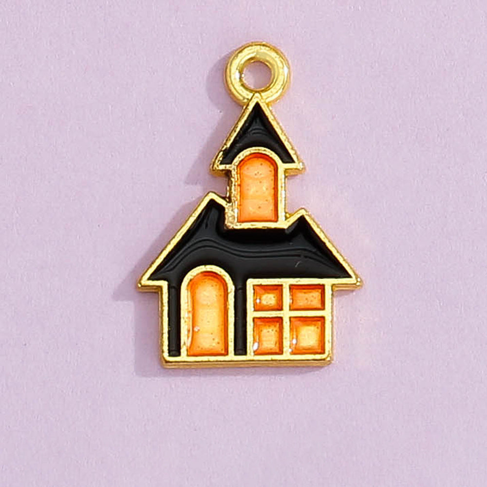 Wholesale 5pcs Halloween Diy Alloy Cartoon Accessories Necklace Bracelet Pendant ACC-PT-Yongc001