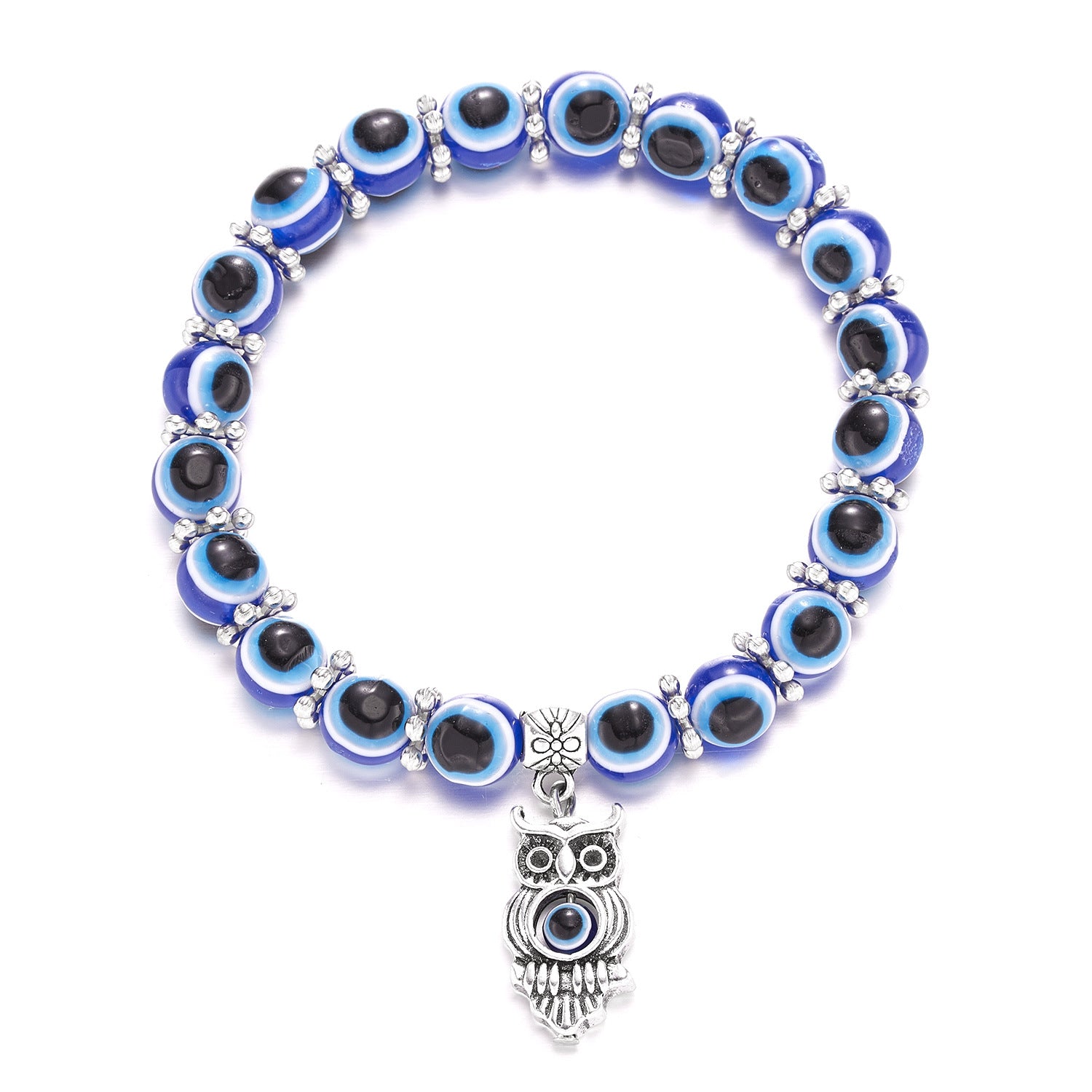 Wholesale Fatima' s Hand Türkiye Blue Eye Handmade Bracelet