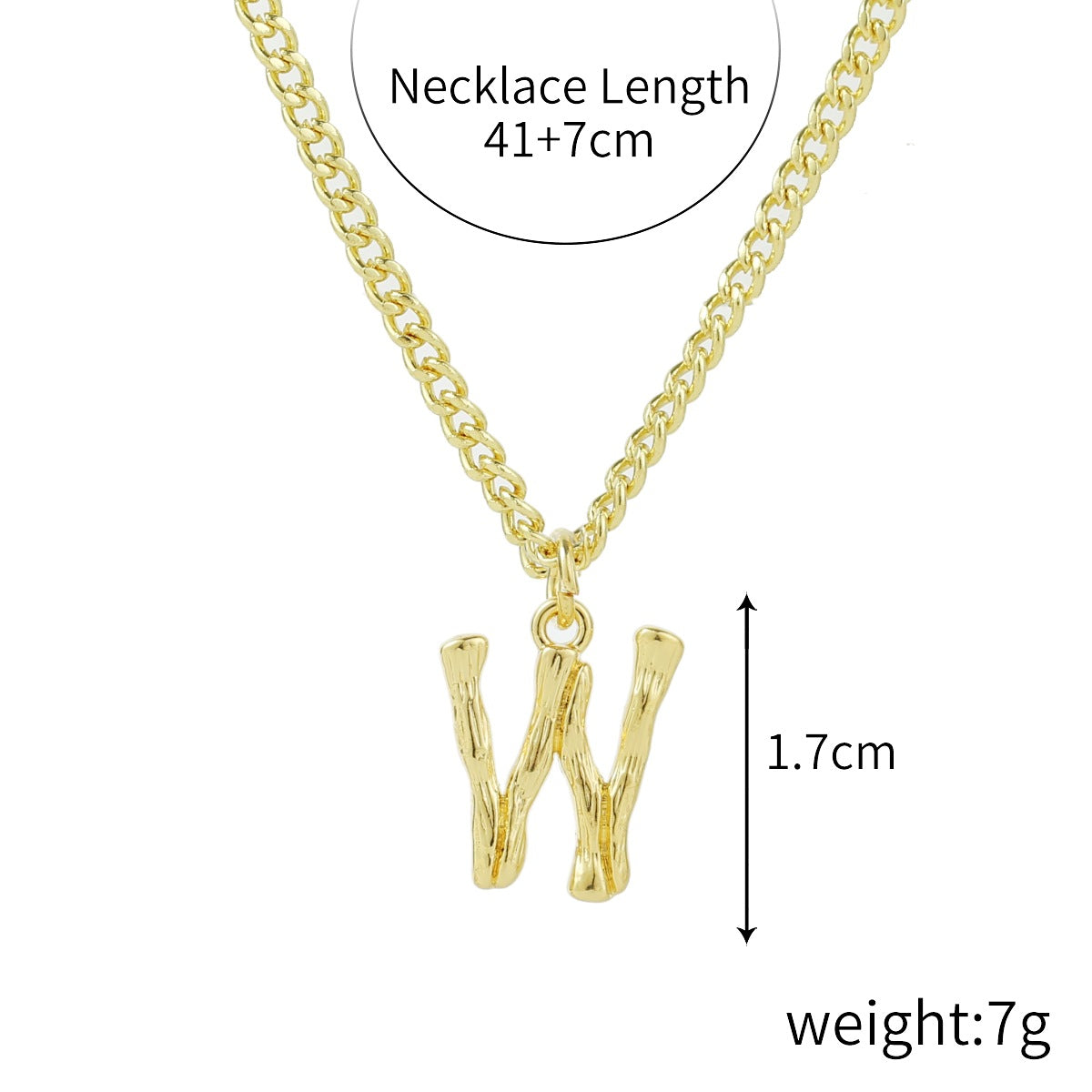 Wholesale  Love Letter Necklace 26 English  Zinc Alloy Necklaces