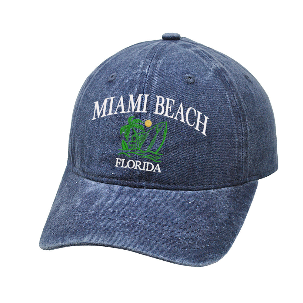 Wholesale Vintage Beach Hat Baseball Cap Embroidered Beach Cap ACC-HT-HaiPu003