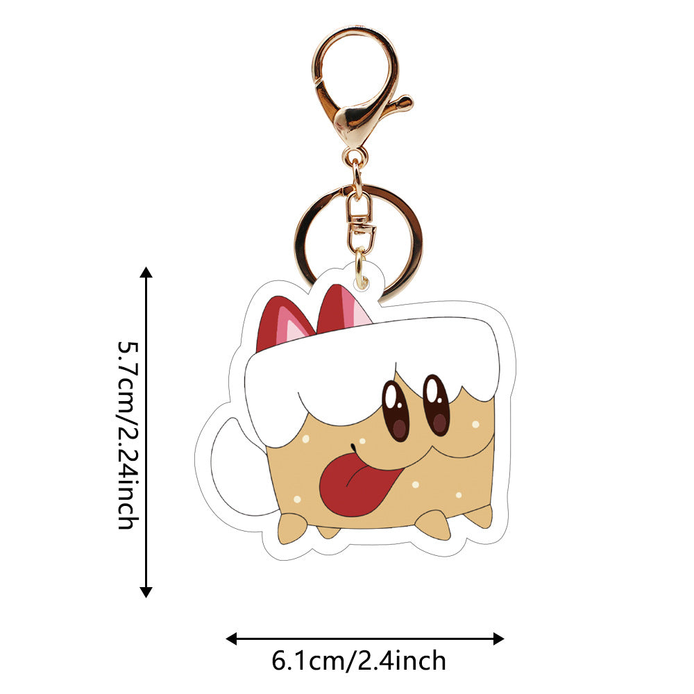 Wholesale  Cookie Acrylic Keychain  ACCVIP