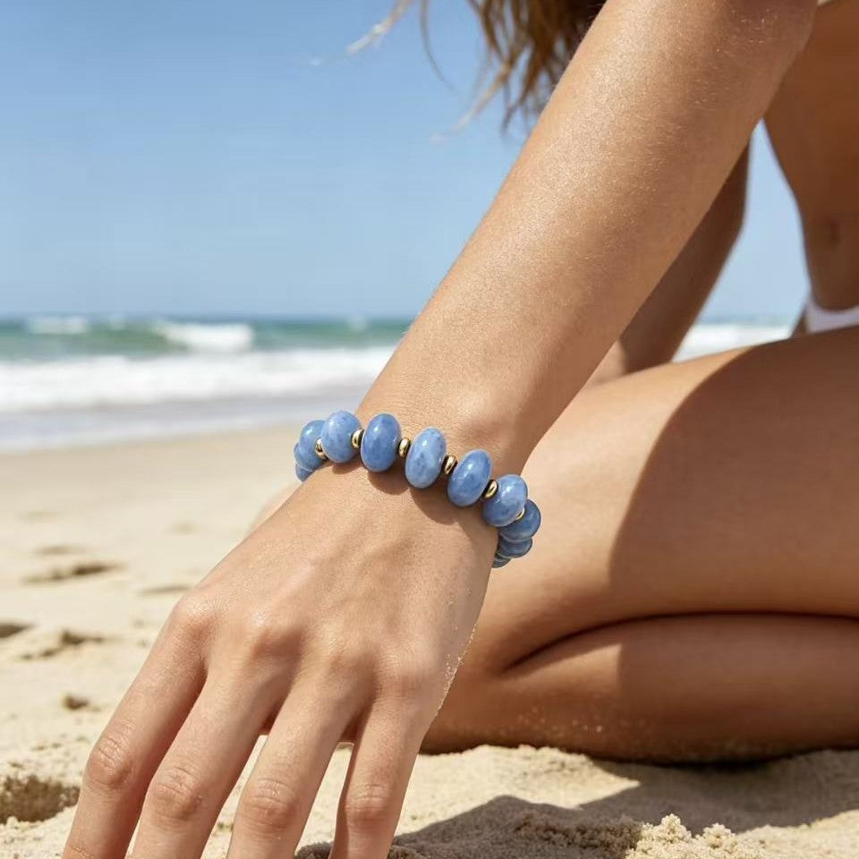 Wholesale Bohemian Acrylic Beaded Bracelet Trendy Rainbow Jewelry Accessory For Women Gift