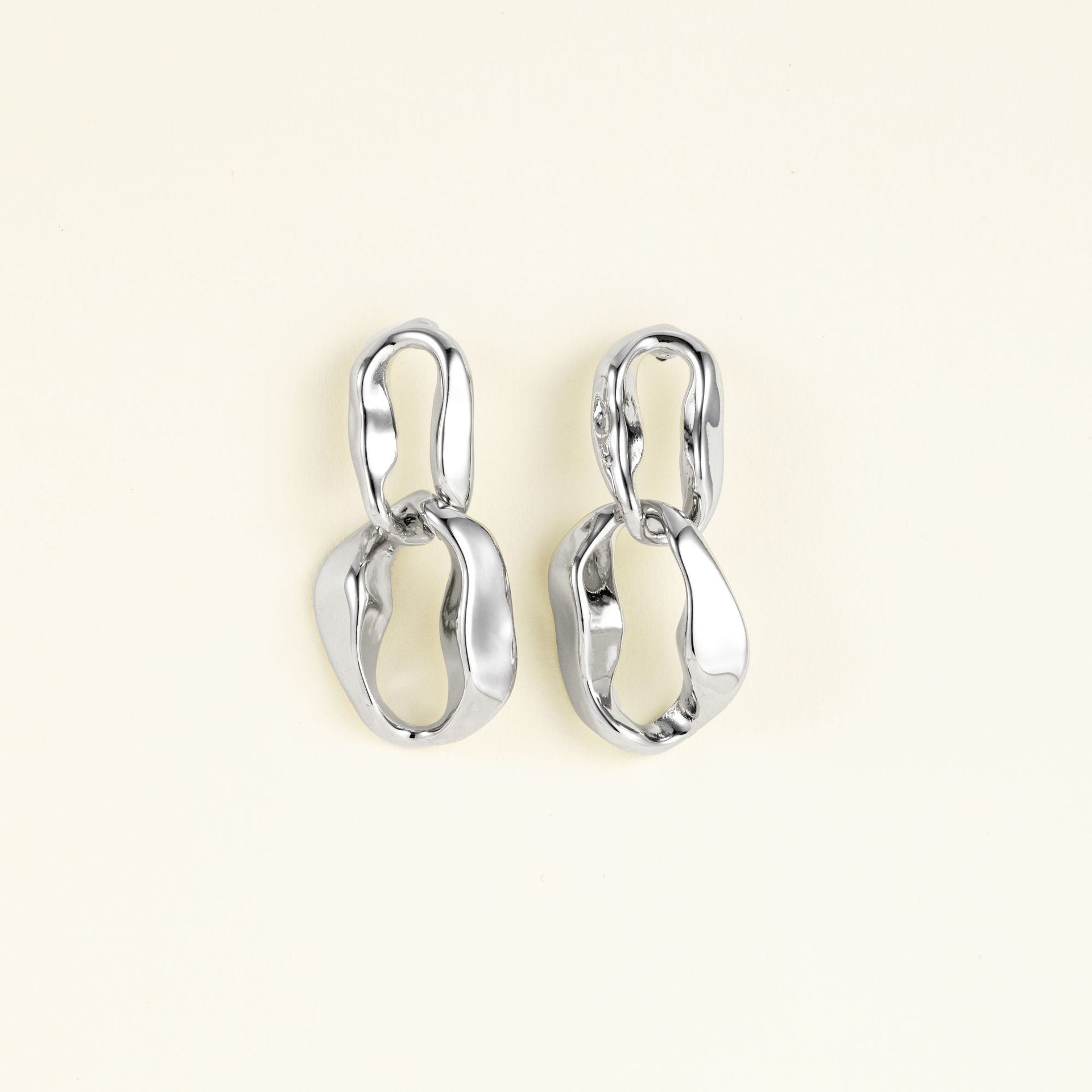 Wholesale  Retro Earrings S925 Silver Needle Metal Earrings