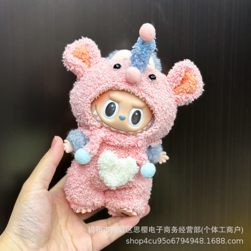 Wholesale Cute cartoon doll clothes set toy