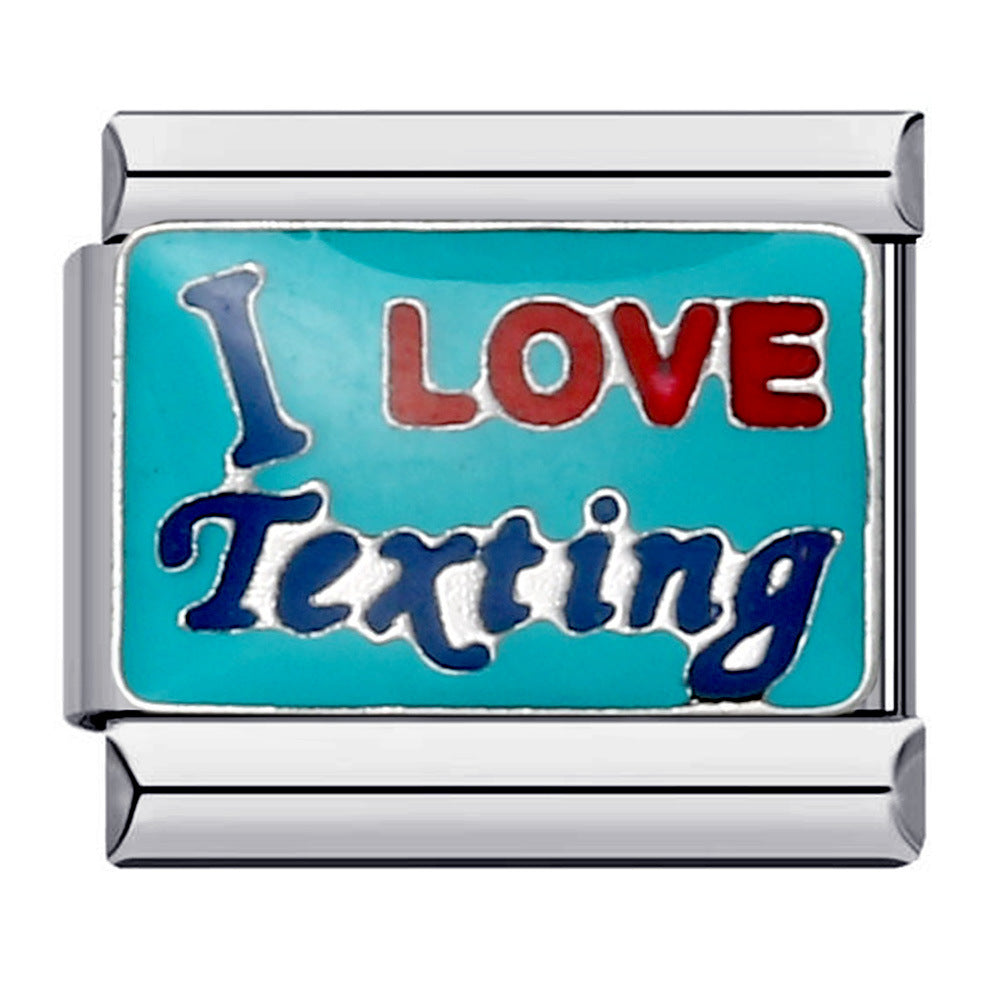 Wholesale Italian Charm Bracelet 9mm DIY Splicing Removable Cartoon Stainless Steel Composable Bracelet ACC-BT-QiYing003