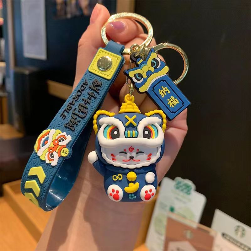 Wholesale Lion Lucky Cat Cute Keychain