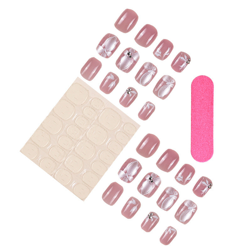Wholesale Press on Nails Kits Butterfly Plastic Nail Enhancements ACC-NS-MeiSu022