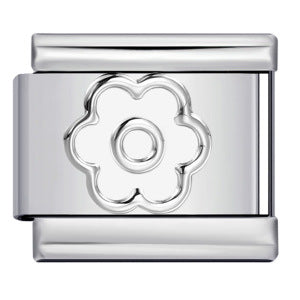 Wholesale Italian Charm Bracelet 9mm DIY Splicing Removable Flowers Stainless Steel Composable Bracelet