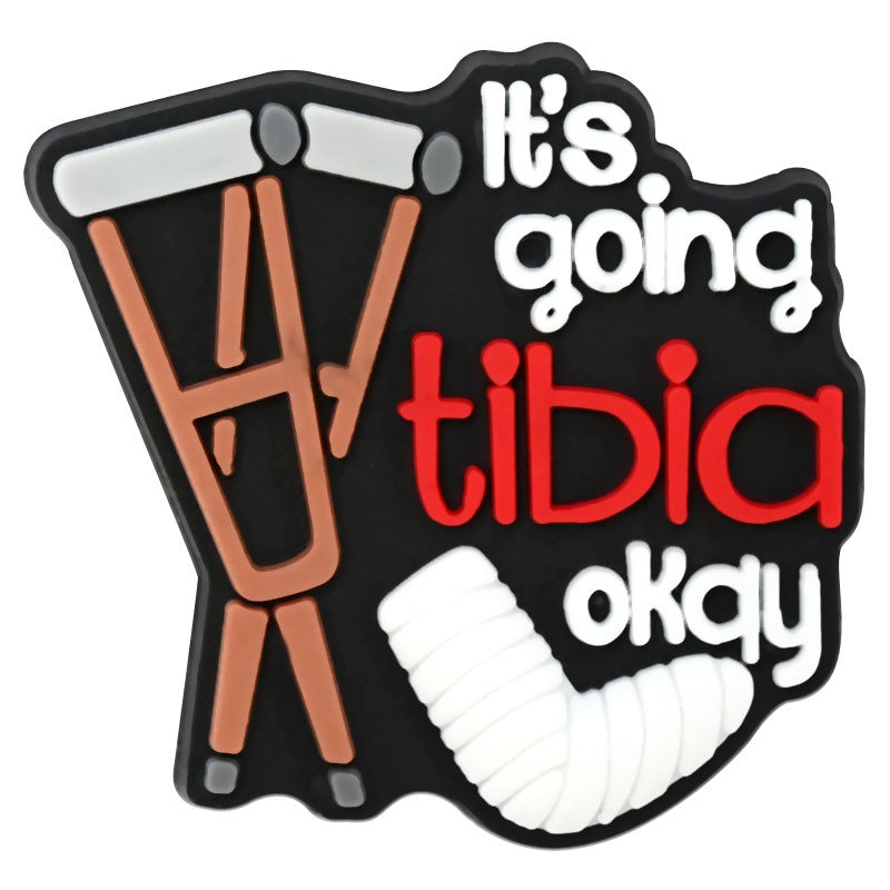 Wholesale Random 100pcs Medical Series Cartoon Shoe Accessories Shoe Charms