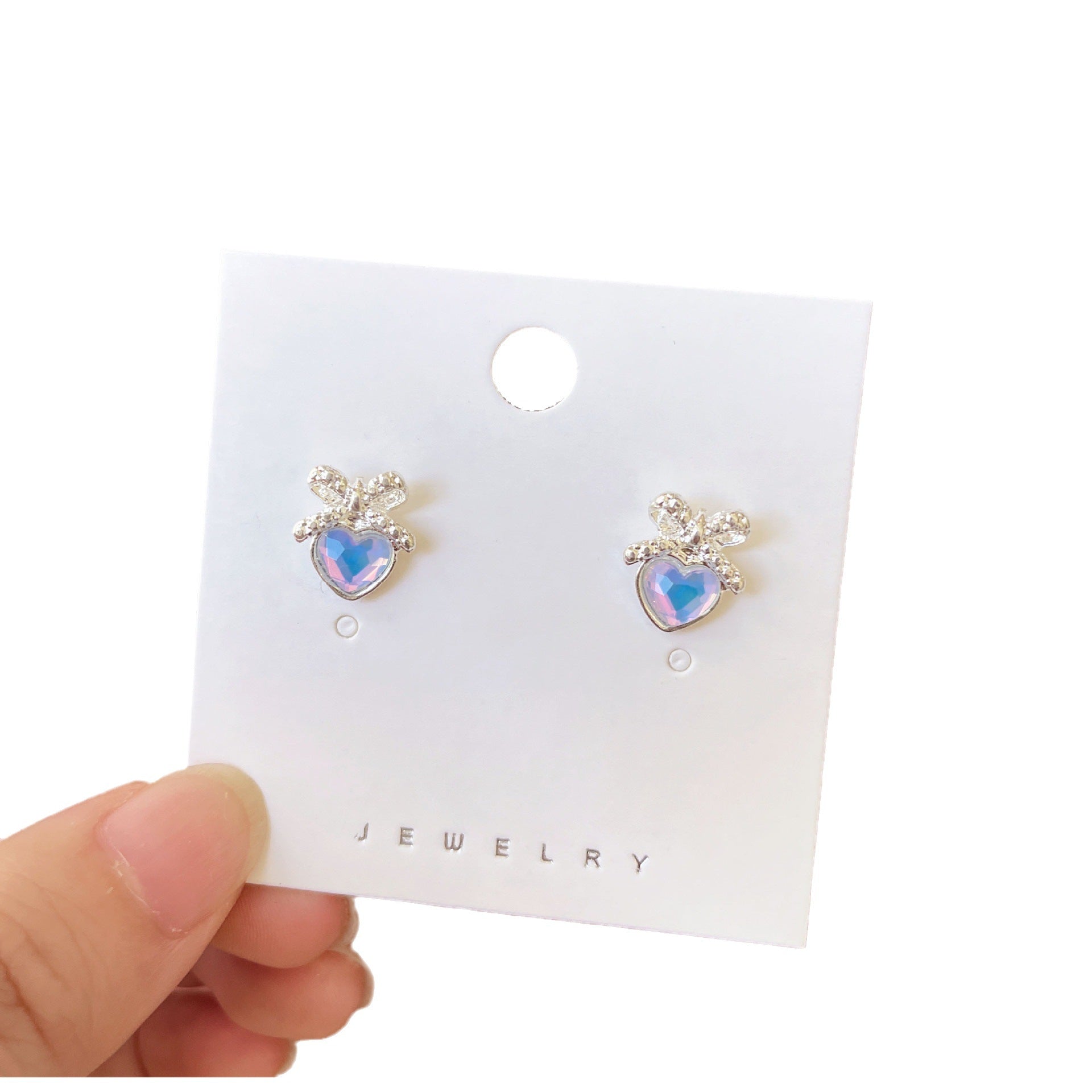 Wholesale Blue heart earrings