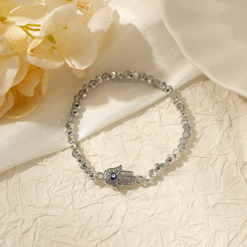 Wholesale Bohemian devil eye irregular bracelet