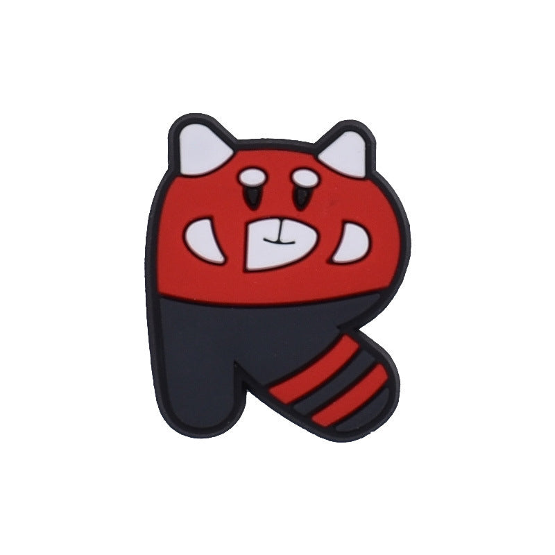 Wholesale Random 100pcs Animal Alphabet Series Shoes Accessories Shoes Charms